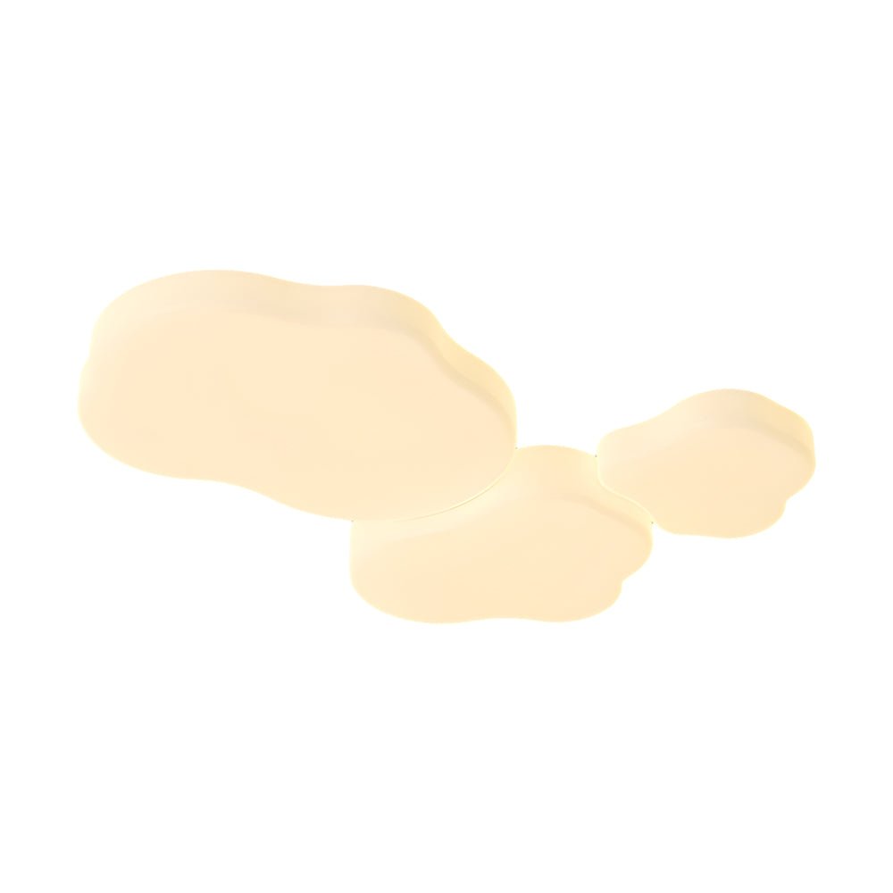 Cloud Design LED Flush Mount Ceiling Light with 3-Step Dimming