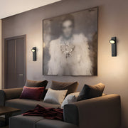 Rotatable Spotlight Wall Lamp with Touch Control - Modern Aluminum