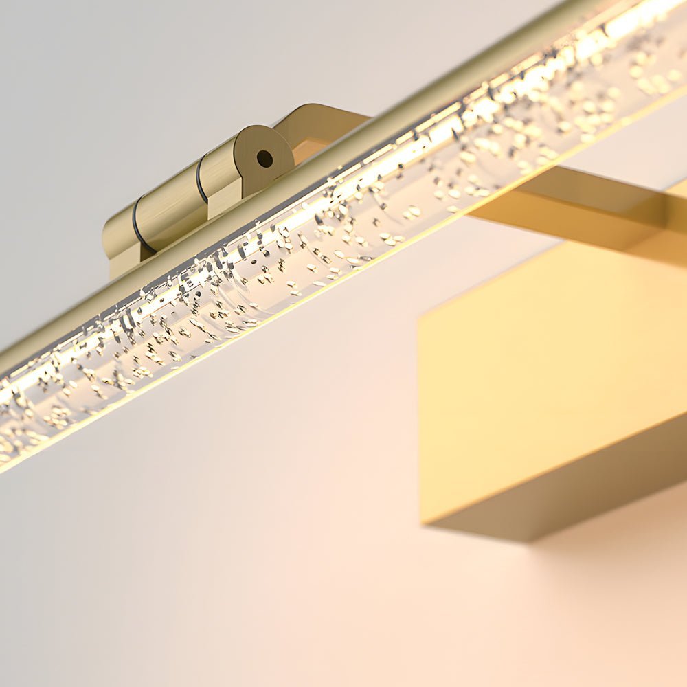 Rotatable Seeded Acrylic LED Bathroom Vanity Light Modern Bath Bar