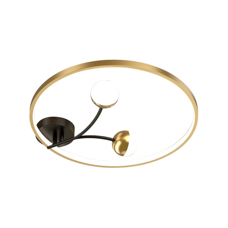Modern Flush Mount LED Ceiling Light with 3-Step Dimming