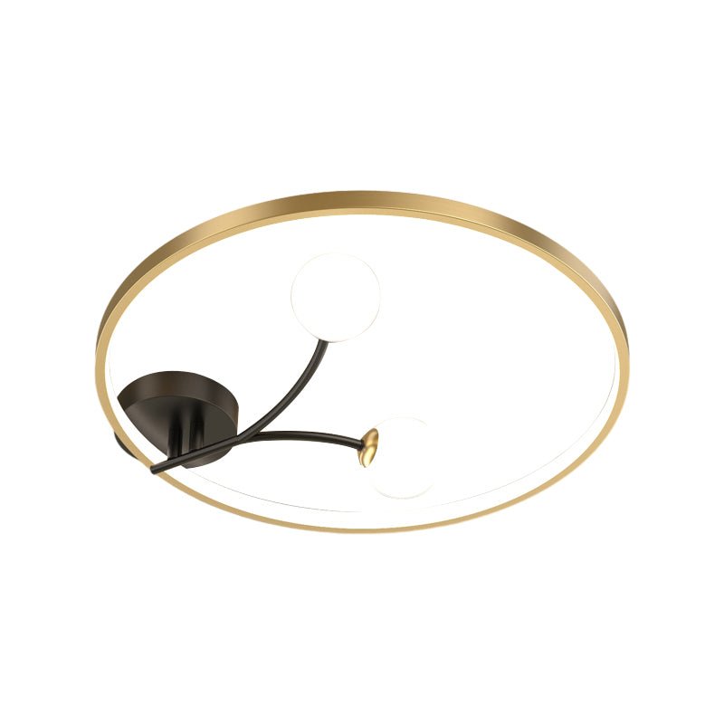 Modern Flush Mount LED Ceiling Light with 3-Step Dimming