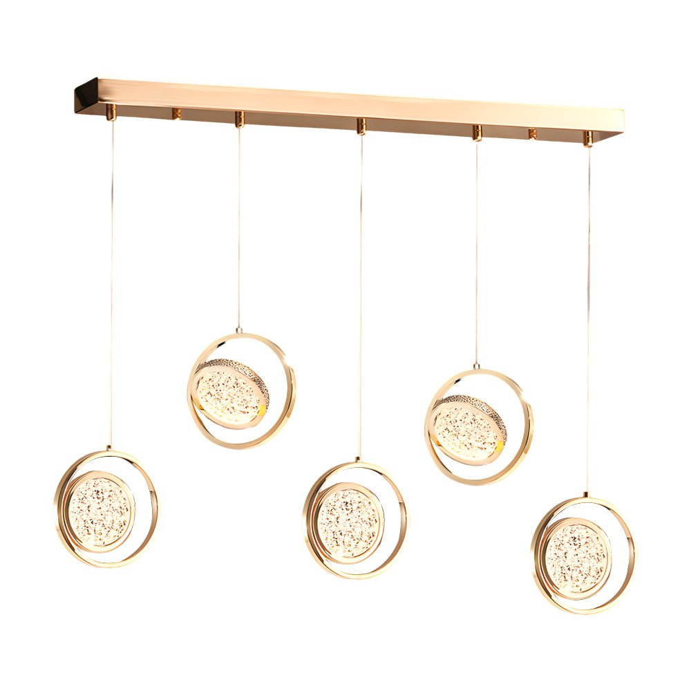 Rotating Acrylic Modern Pendant Light 3-Step Dimming LED