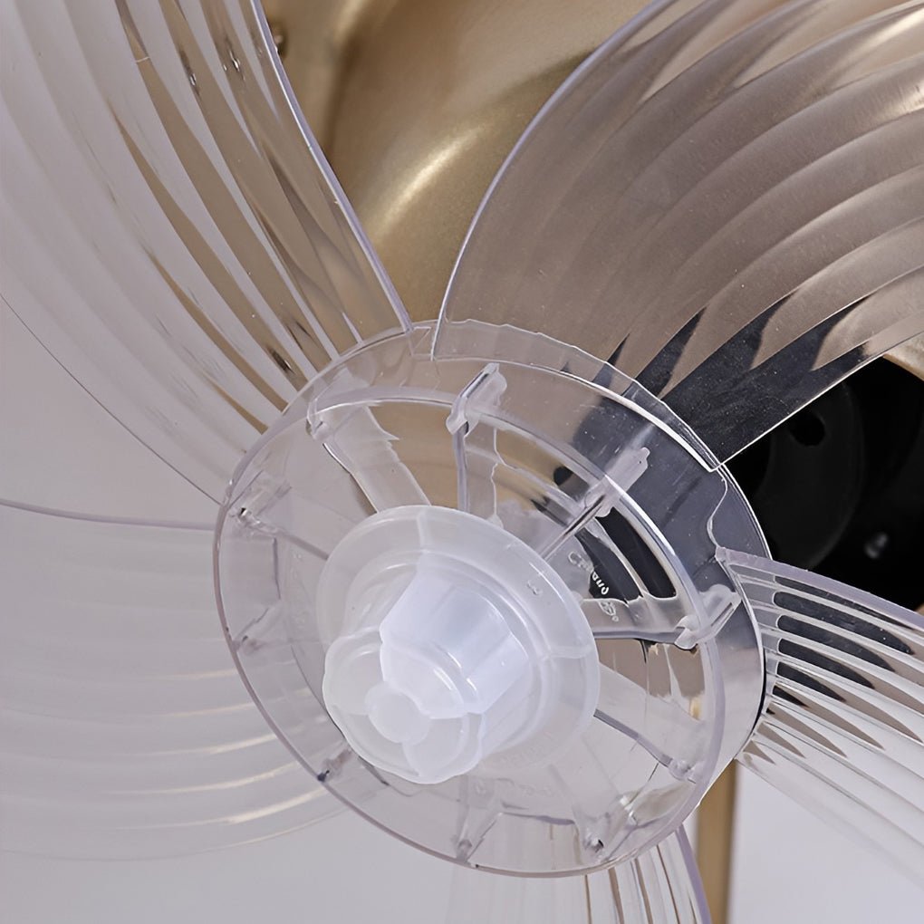 360° Rotating Dimmable Silent Ceiling Fan Light with LED