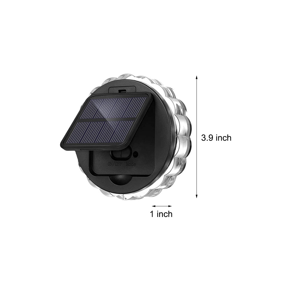 Solar LED Petal Wall Light with Remote Control Waterproof Outdoor