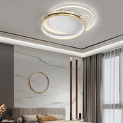 Modern Round Acrylic LED Ceiling Light with 3-Step Dimming