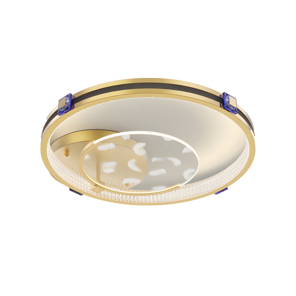 Modern Feather Acrylic LED Ceiling Light with 3-Step Dimming