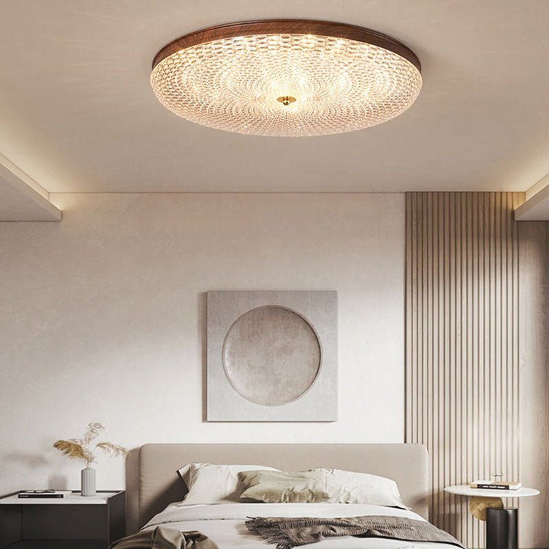 Dimmable LED Flush Mount Ceiling Light with Remote Control