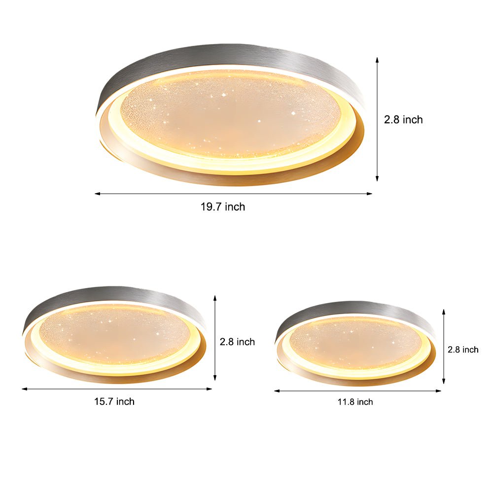 Starry Sky Acrylic LED Ceiling Light with 3-Step Dimming