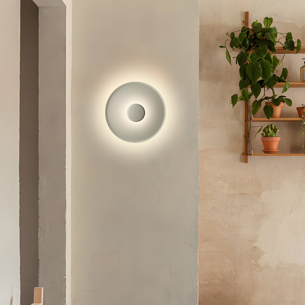 Modern Aluminum LED Halo Flush Mount Ceiling Light