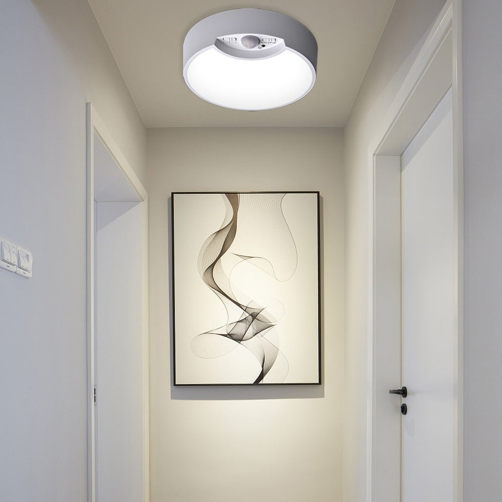 Motion Sensor LED Ceiling Light with Remote Control - Battery Operated