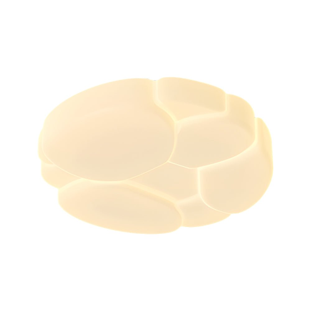Cloud Design Flush Mount Ceiling Light – 3-Step Dimming, Milky White