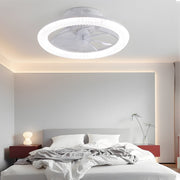 Modern RGB Dimmable Ceiling Fan Light with Remote Control