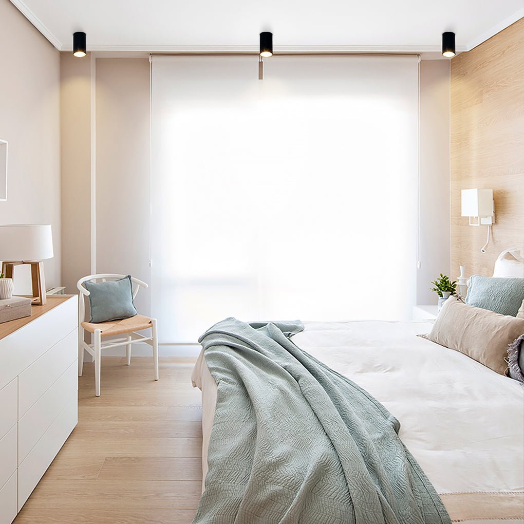 Minimalist Round LED Flush Mount Ceiling Light – Aluminum Downlight