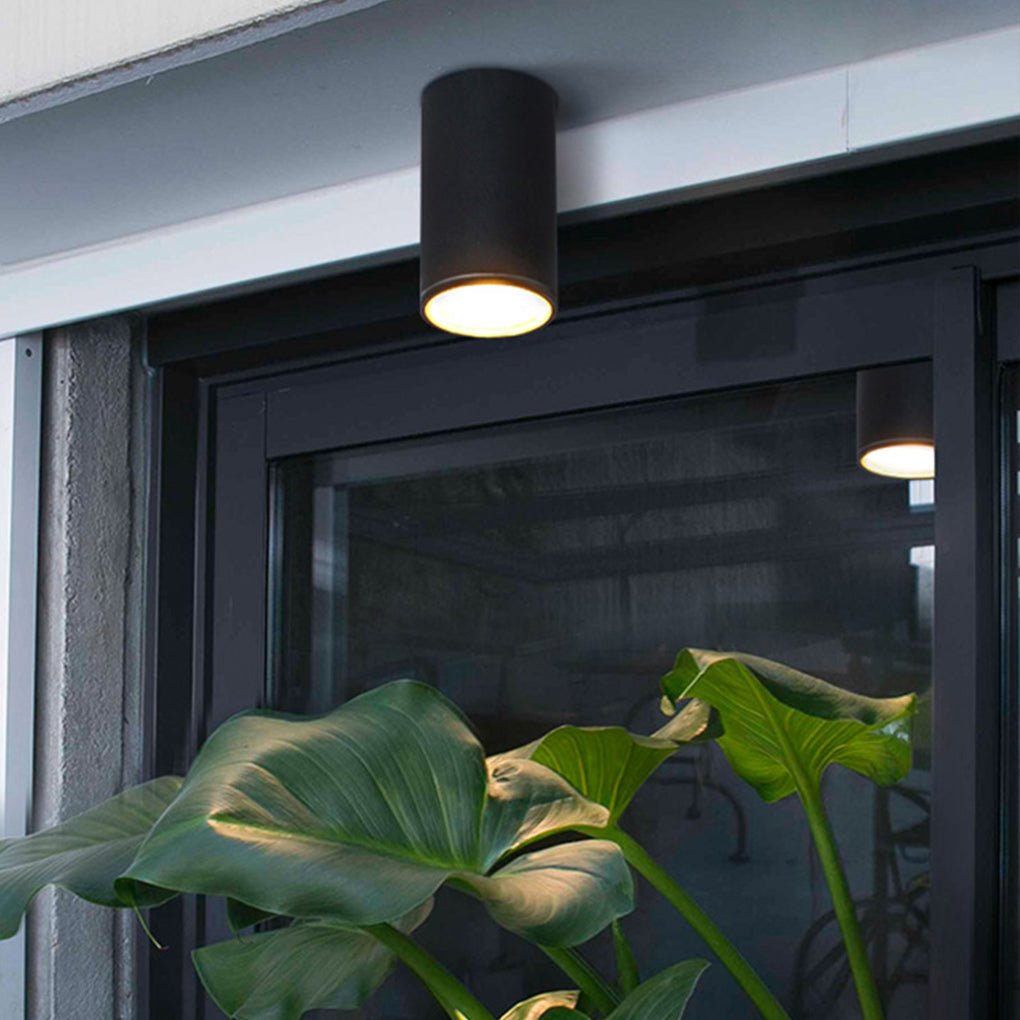 Minimalist Round LED Flush Mount Ceiling Light – Aluminum Downlight
