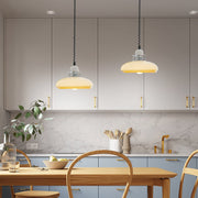 Retractable Glass Pendant Light with 3-Step Dimming - Modern Nordic