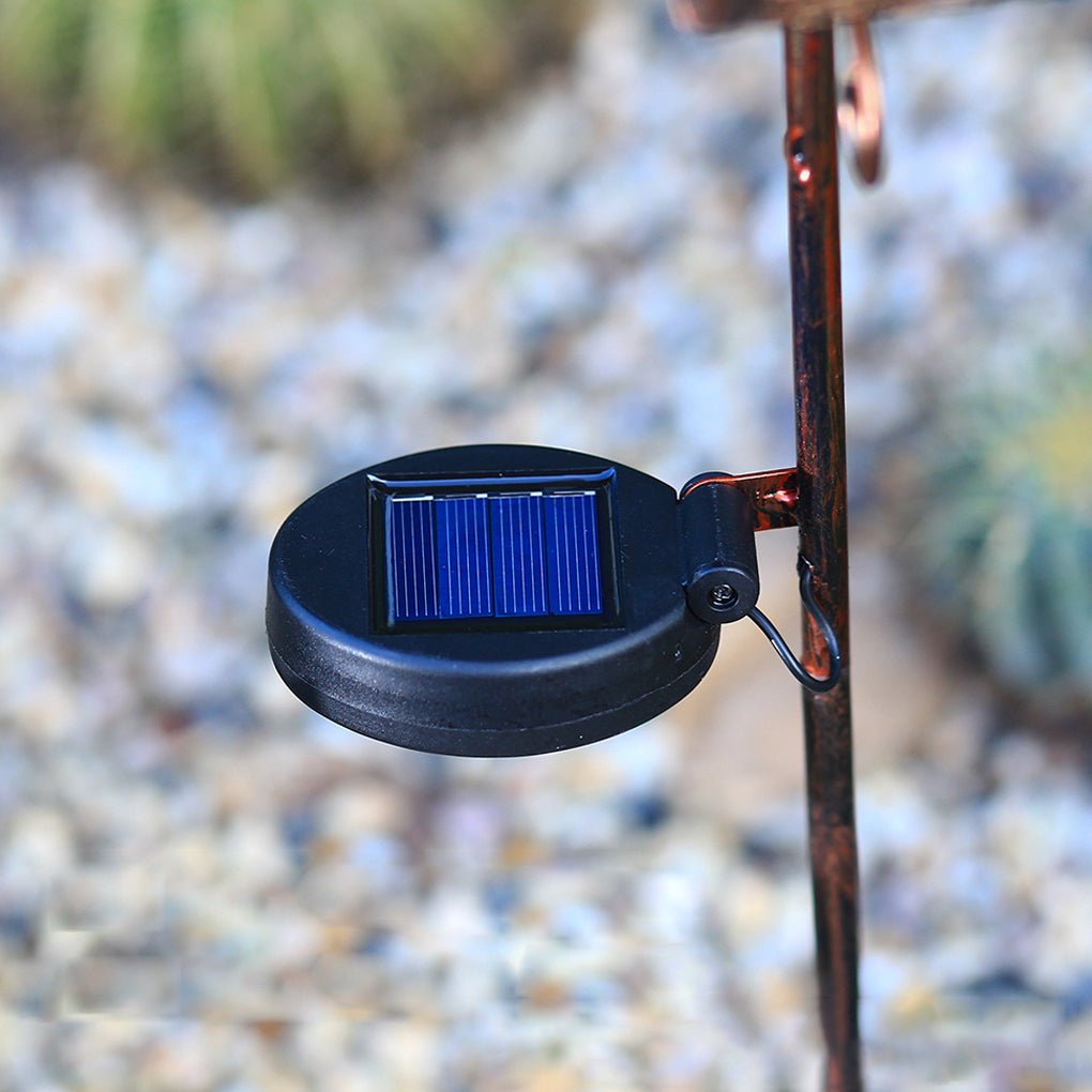 Solar Flower Projection Landscape Light - Modern Iron Outdoor
