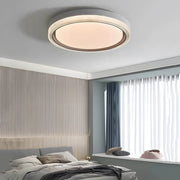 Modern Round LED Flush Mount Ceiling Light with Remote Control