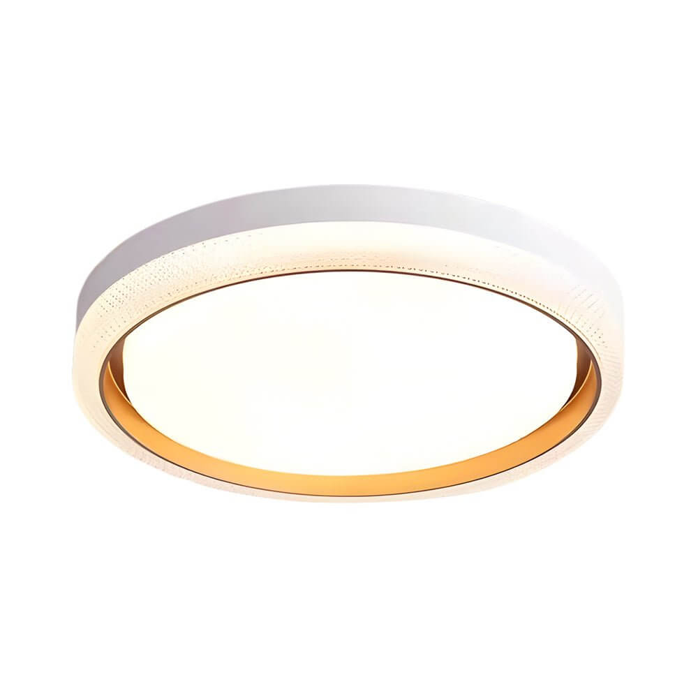 Modern Round LED Flush Mount Ceiling Light with Remote Control