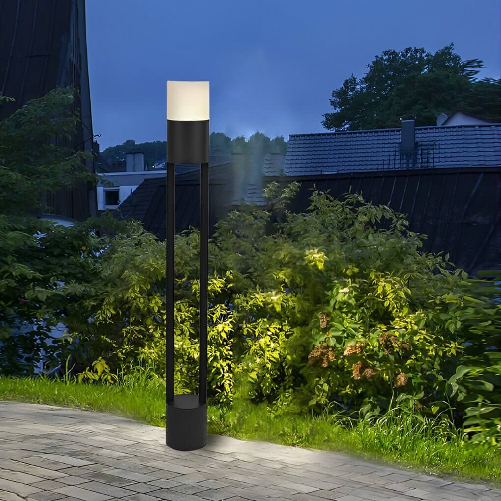 Modern Aluminum Pathway Light with Warm White LED for Outdoor Spaces