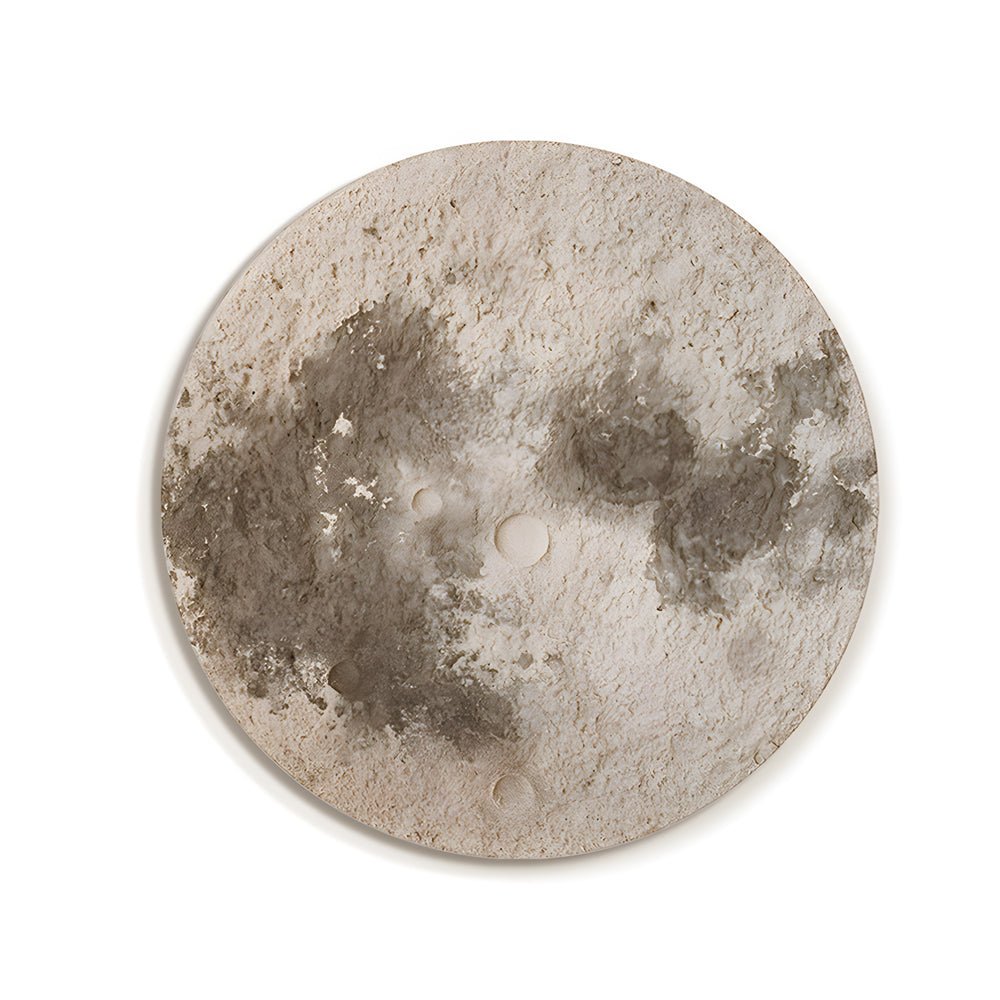 3D Moon LED Wall Art with Voice Control - Modern Sandstone Painting