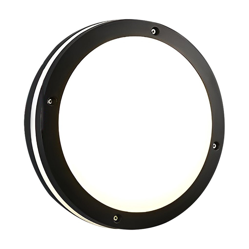 Round Waterproof LED Wall & Ceiling Light - Aluminum & Acrylic