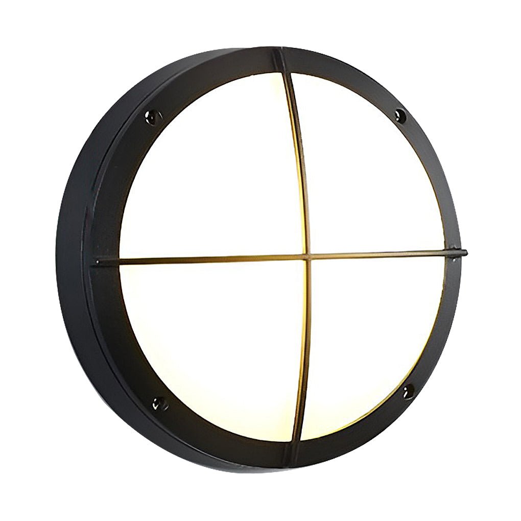 Round Waterproof LED Wall & Ceiling Light - Aluminum & Acrylic