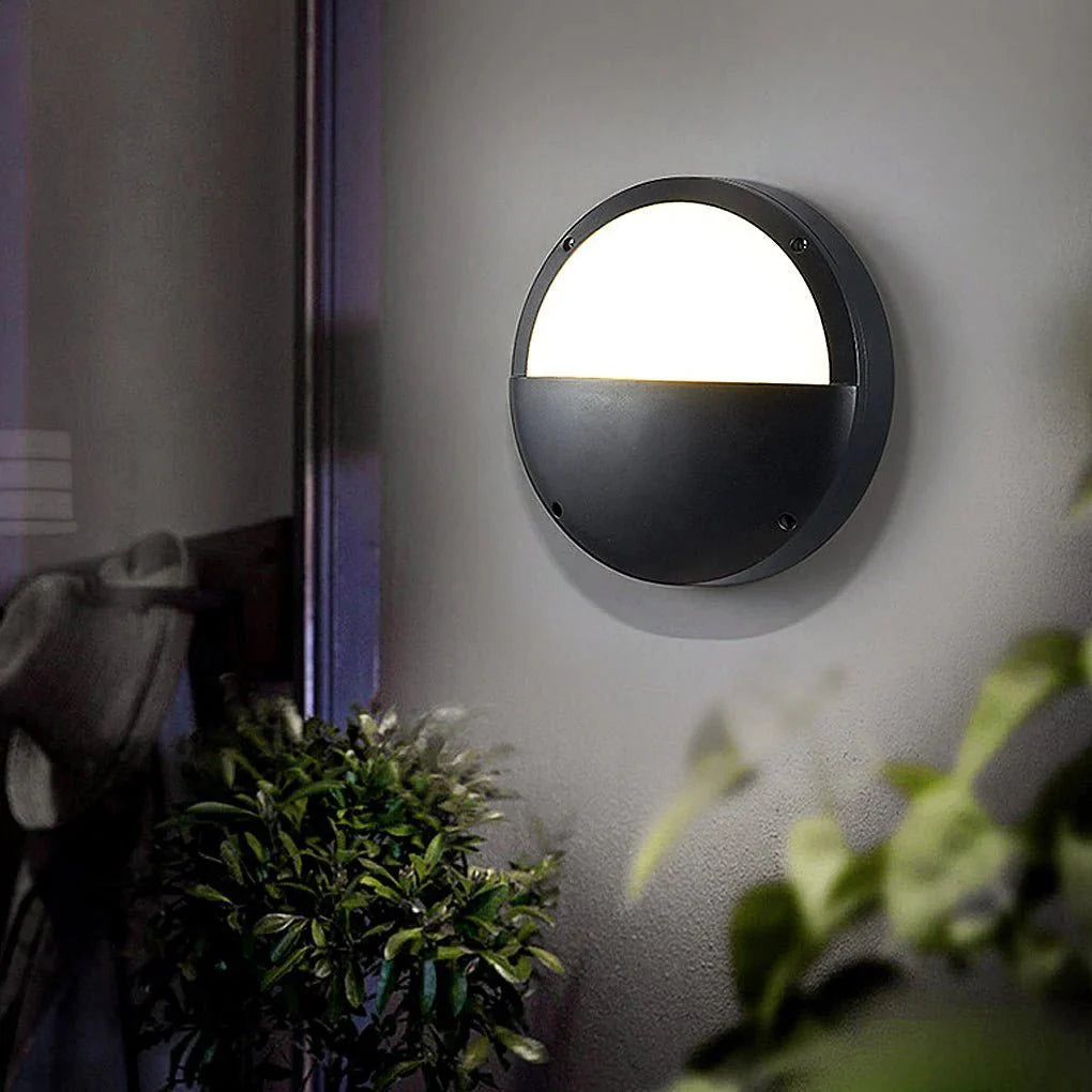 Round Waterproof LED Wall & Ceiling Light - Aluminum & Acrylic