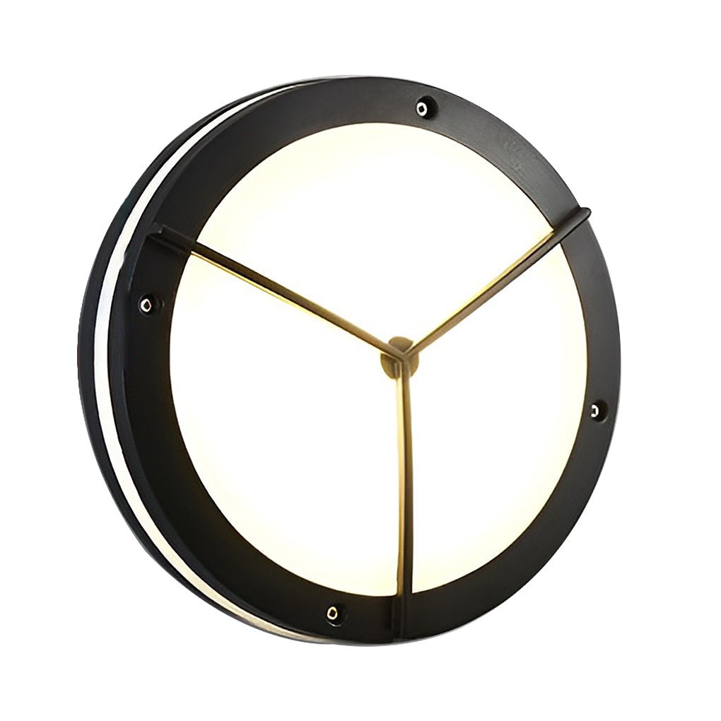 Round Waterproof LED Wall & Ceiling Light - Aluminum & Acrylic