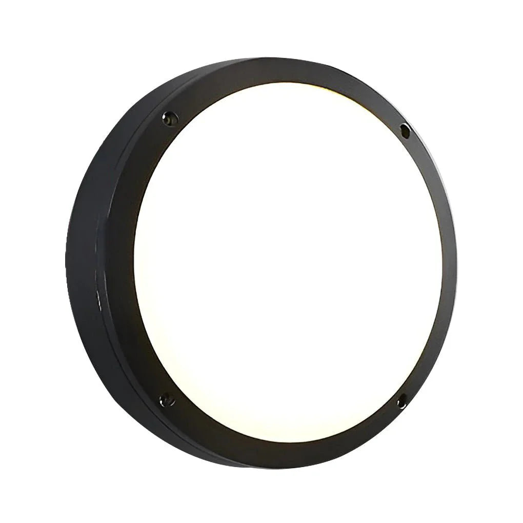 Round Waterproof LED Wall & Ceiling Light - Aluminum & Acrylic