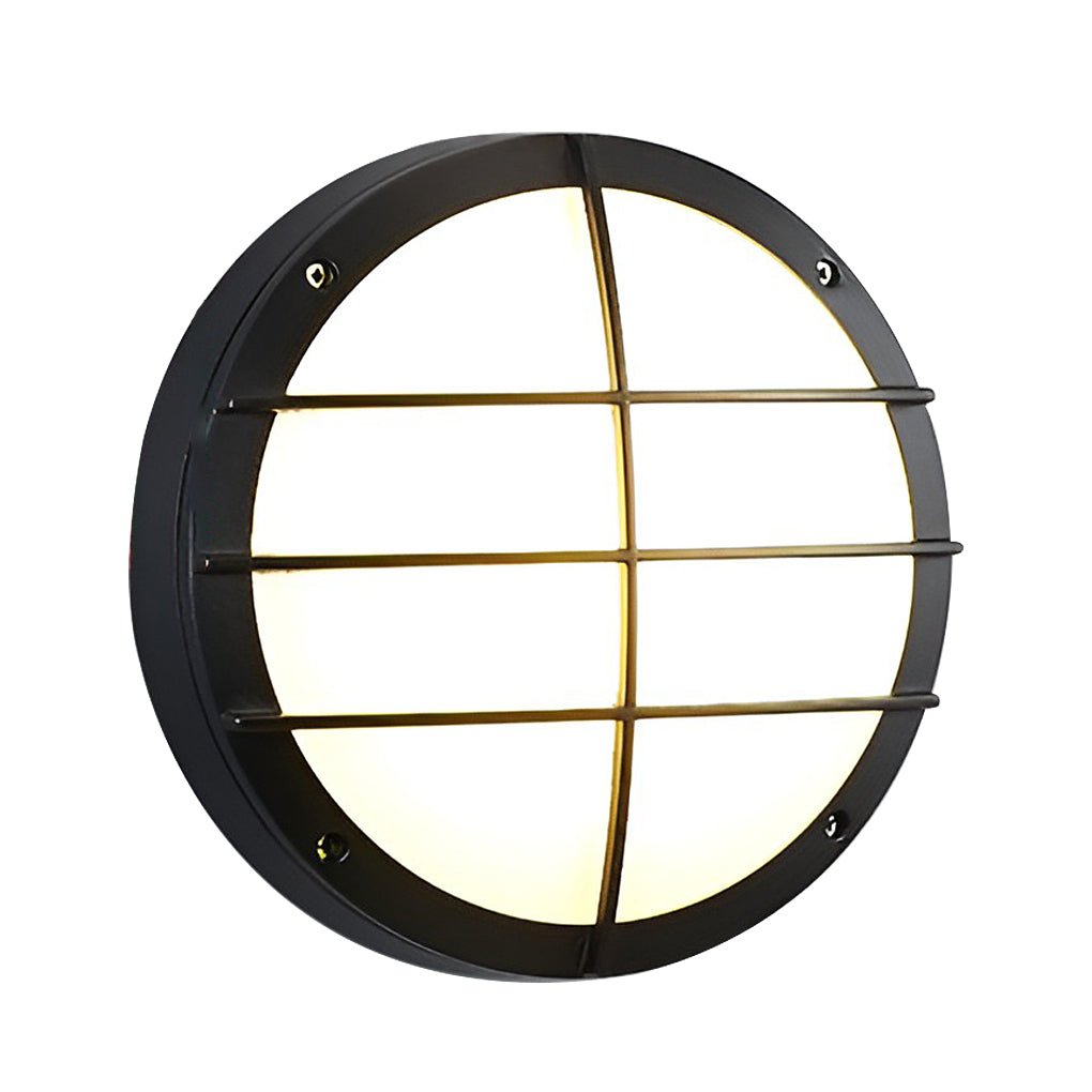 Round Waterproof LED Wall & Ceiling Light - Aluminum & Acrylic