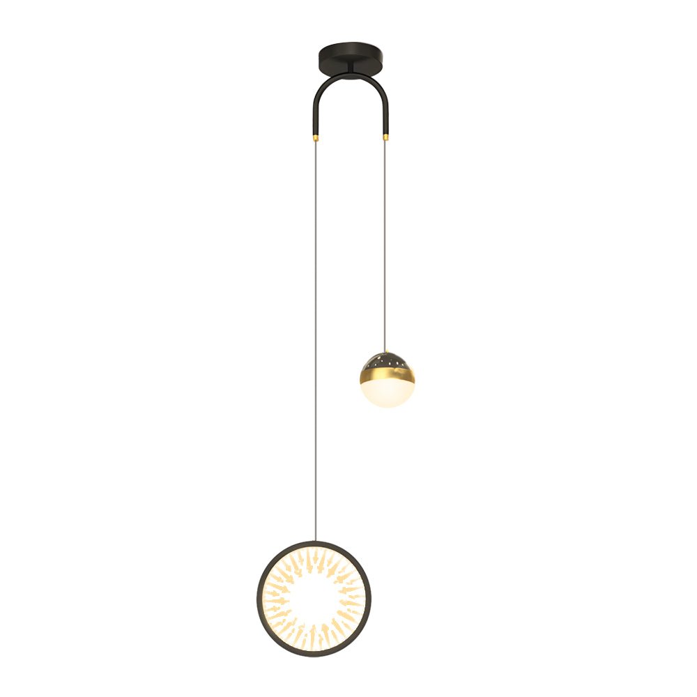 Nordic Starry Projection Pendant Light with 3-Step Dimming