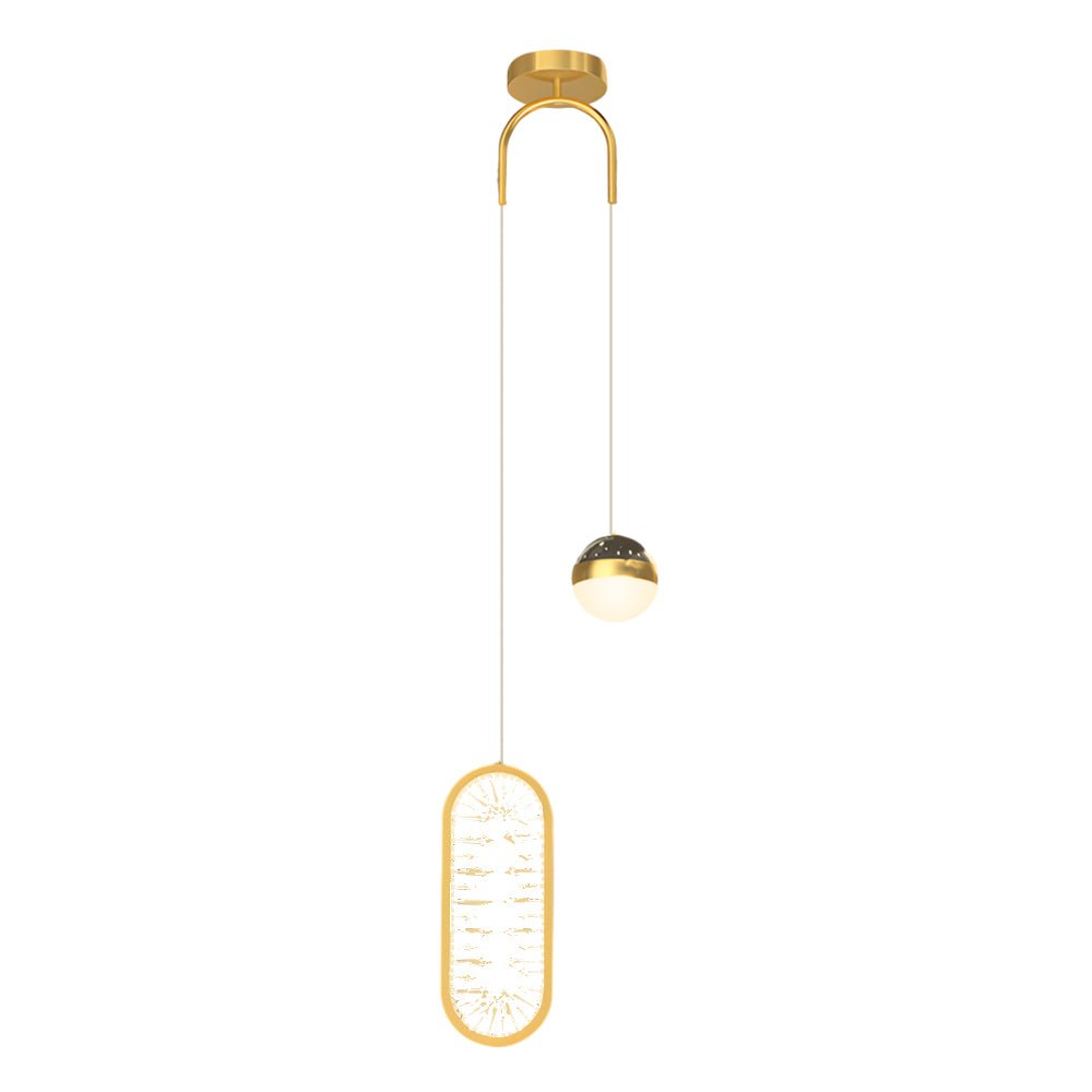 Nordic Starry Projection Pendant Light with 3-Step Dimming