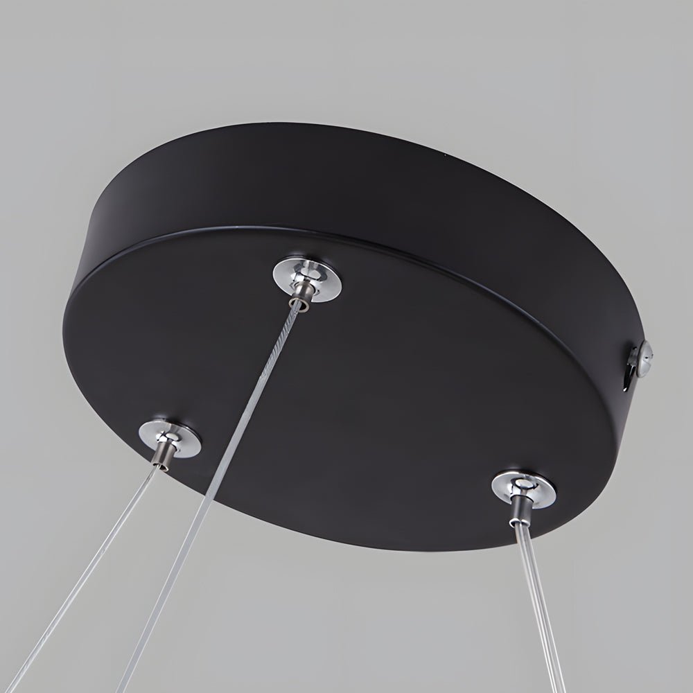 Modern Round LED Pendant Light for Office and Workspace