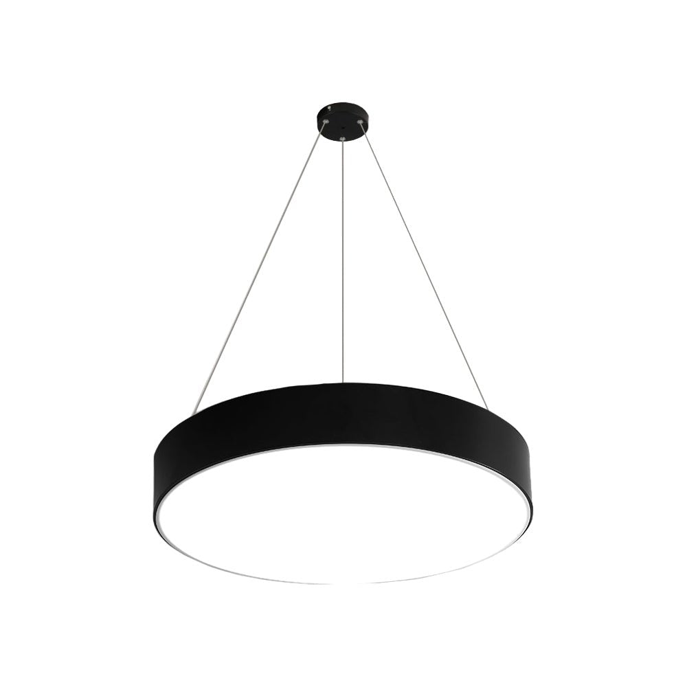 Modern Round LED Pendant Light for Office and Workspace