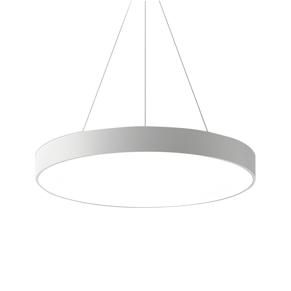 Modern Round LED Pendant Light for Office and Workspace