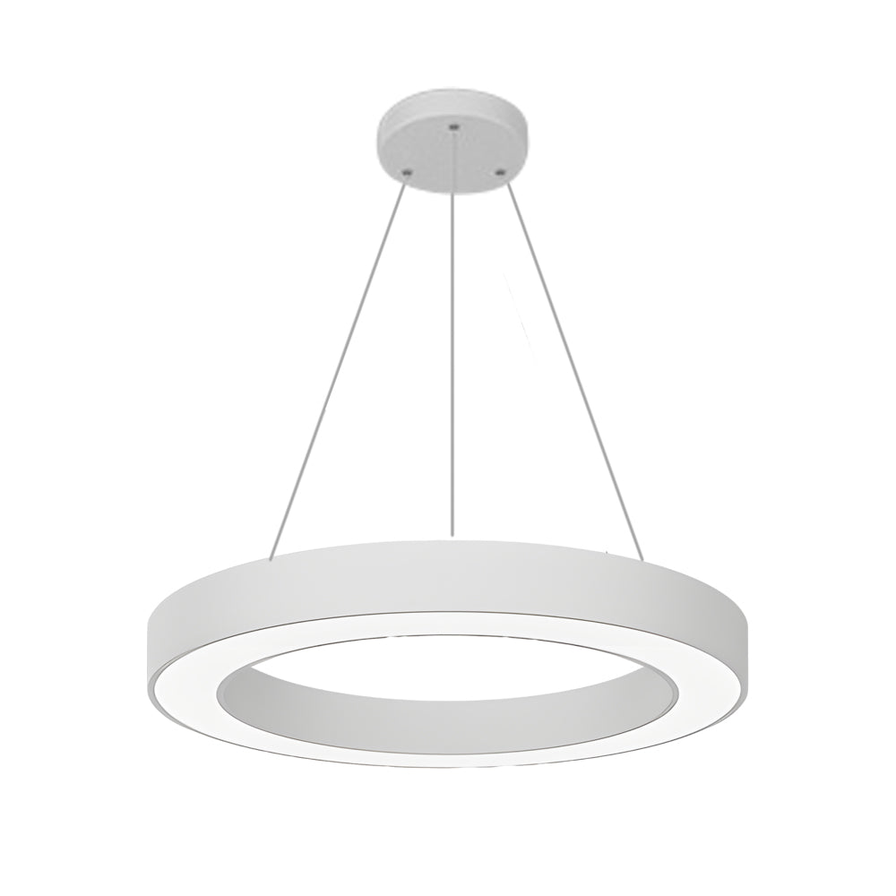 Modern Ring LED Pendant Light - Office & Gym Suspended Fixture