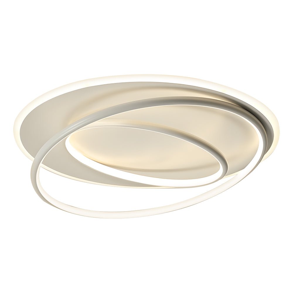 Modern Round Ring LED Ceiling Light with 3-Step Dimming