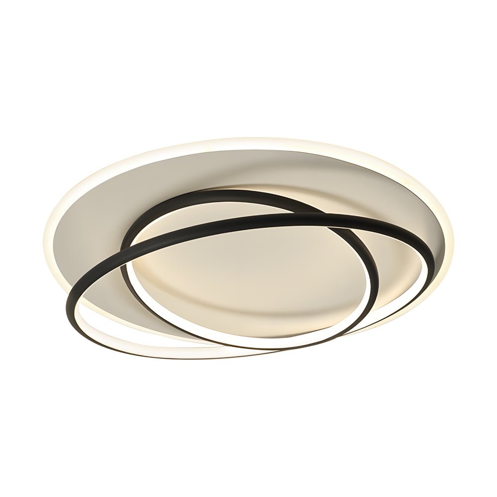 Modern Round Ring LED Ceiling Light with 3-Step Dimming