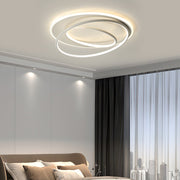 Modern Round Ring LED Ceiling Light with 3-Step Dimming