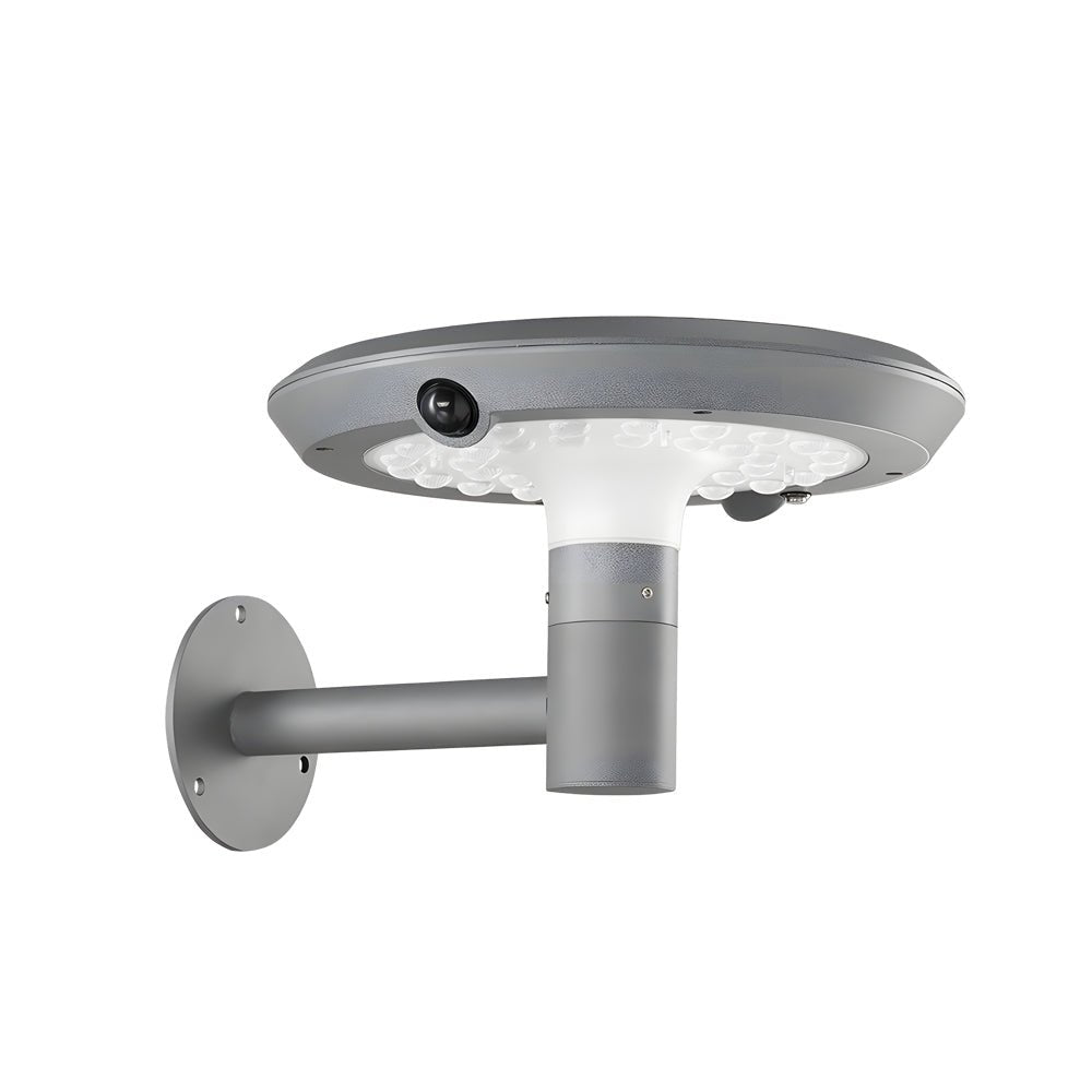 Round Solar LED Outdoor Wall Light with Motion Sensor