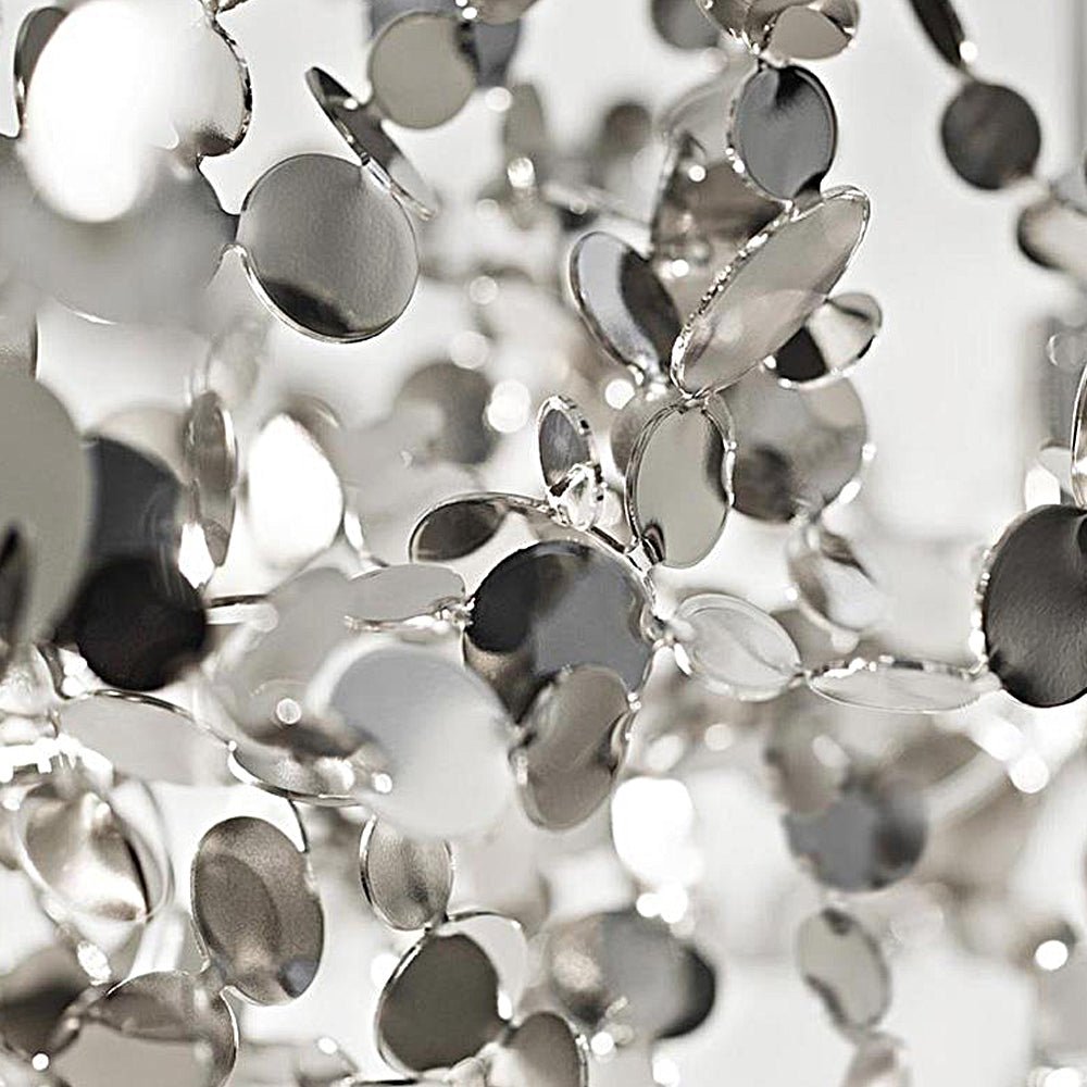 Modern Spherical Disc Chandelier Stainless Steel Nordic Pendant