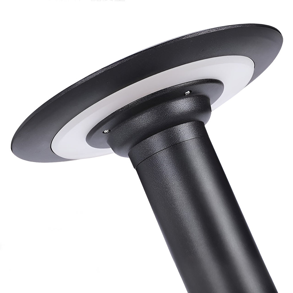 UFO Solar Pathway Light Modern Die-Cast Aluminum Outdoor Garden