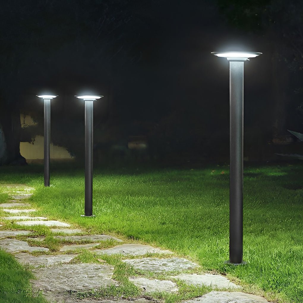 UFO Solar Pathway Light Modern Die-Cast Aluminum Outdoor Garden