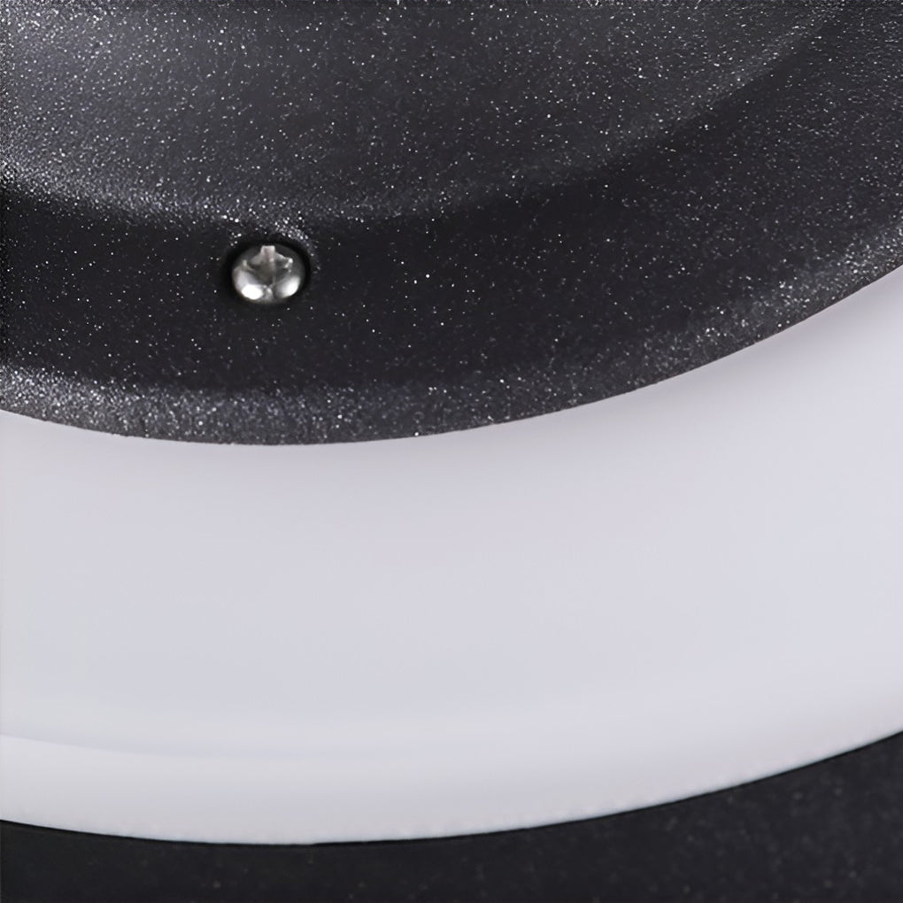 Solar UFO Fence Post Light with Dual Temperature LED – Aluminum