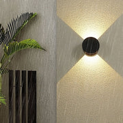 Round Up Down Waterproof LED Outdoor Wall Light Aluminum