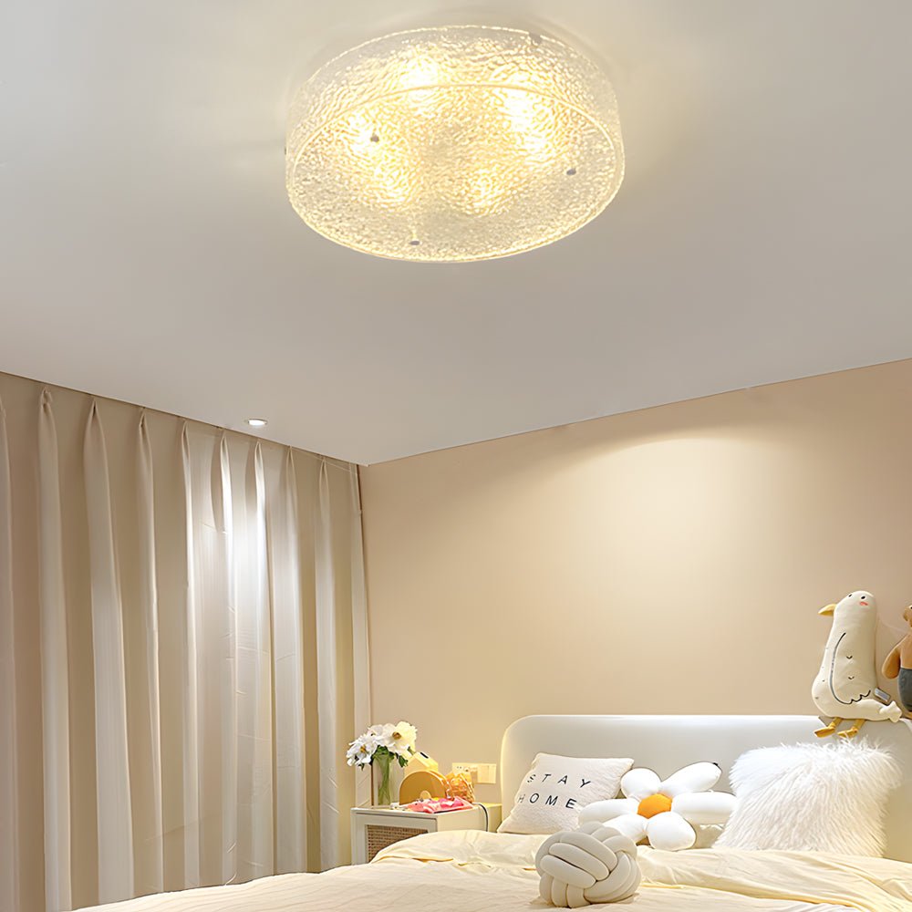 Modern Water Ripple Acrylic Flush Mount Ceiling Light