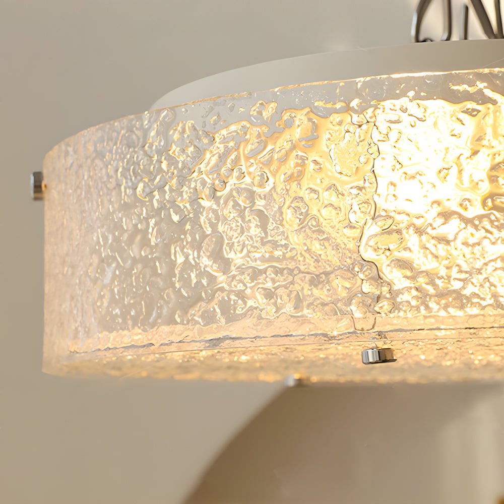 Modern Water Ripple Acrylic Flush Mount Ceiling Light