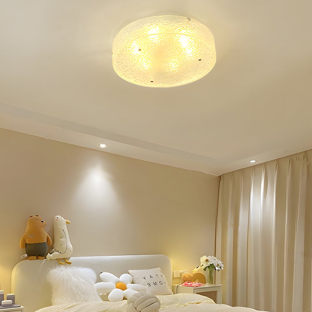 Modern Water Ripple Acrylic Flush Mount Ceiling Light