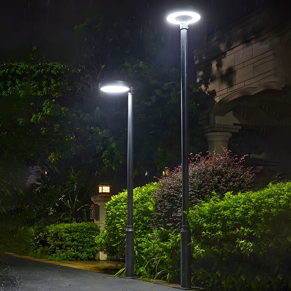 Smart Solar LED Post Light with Remote Control | Waterproof