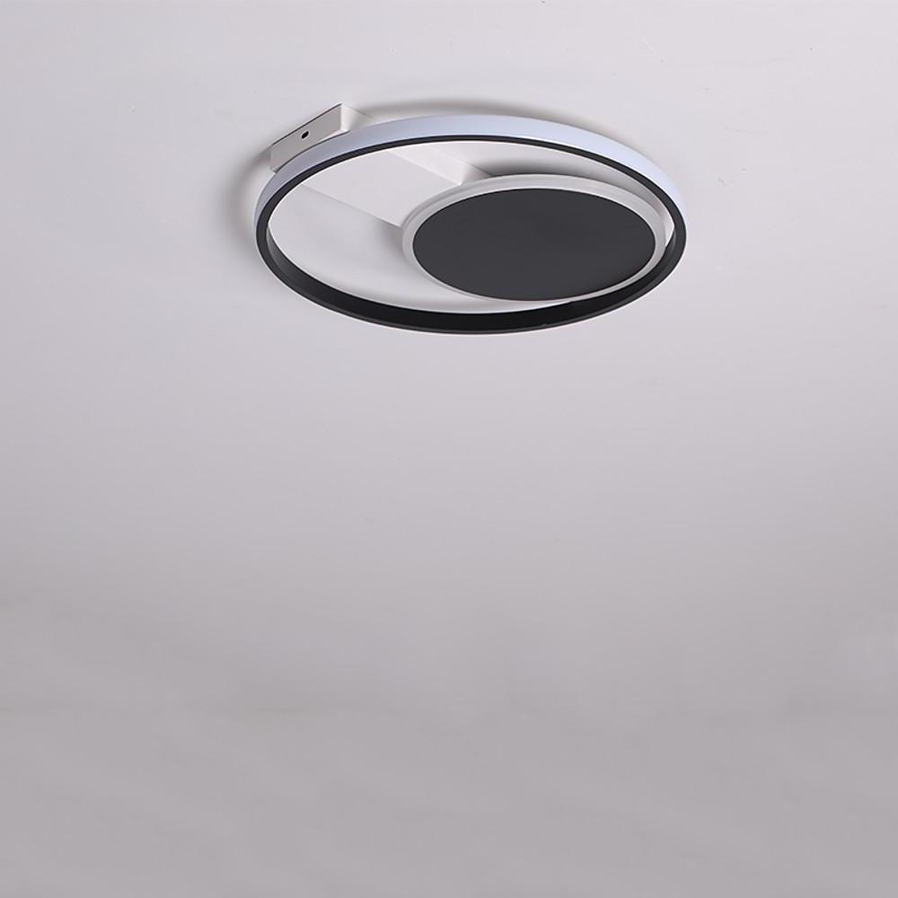 Dual Circle LED Flush Mount Ceiling Light – Modern Ambient Lighting